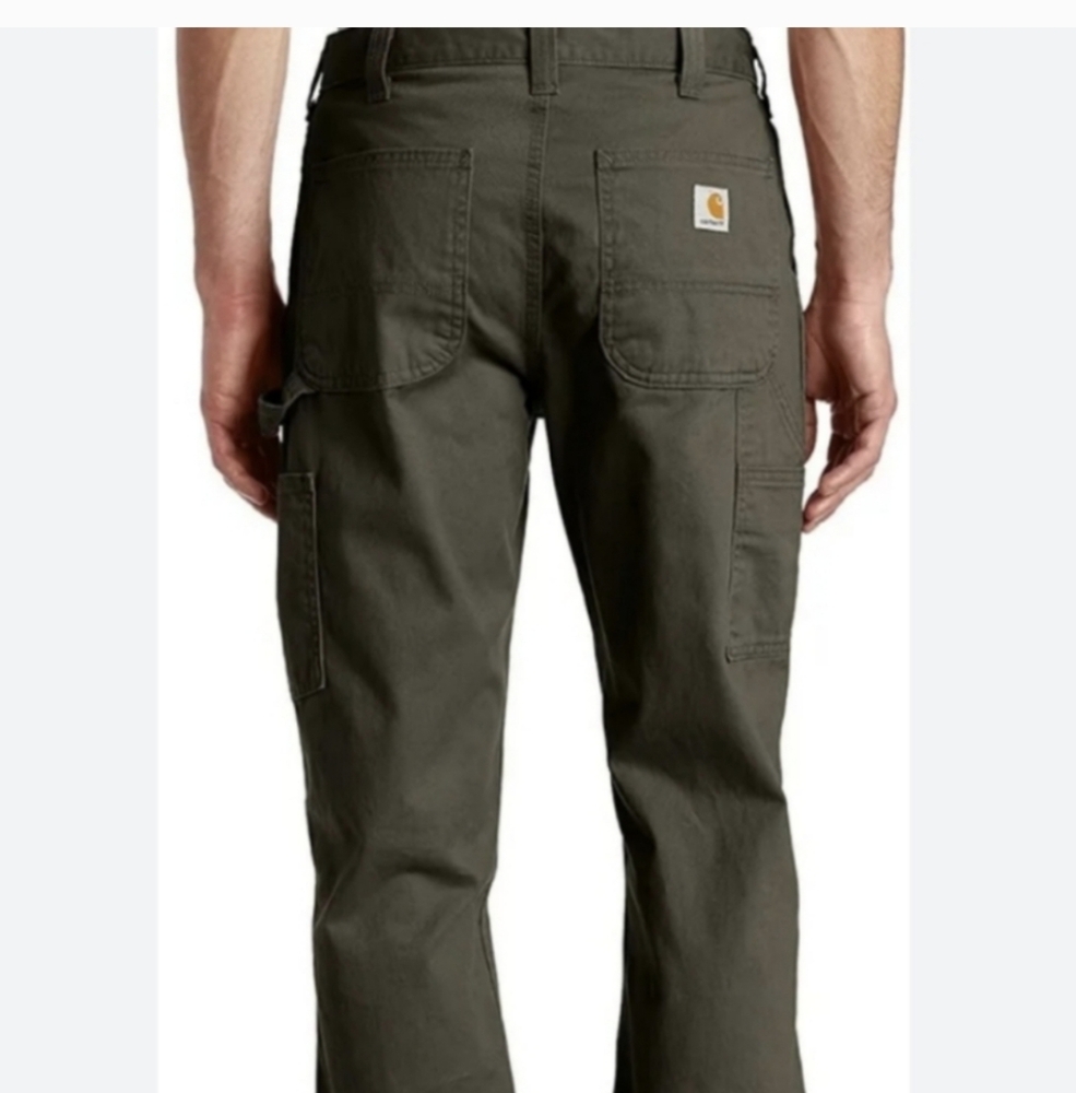 Carhartt Original Dungaree Fit Duck Canvas Green Sz.36